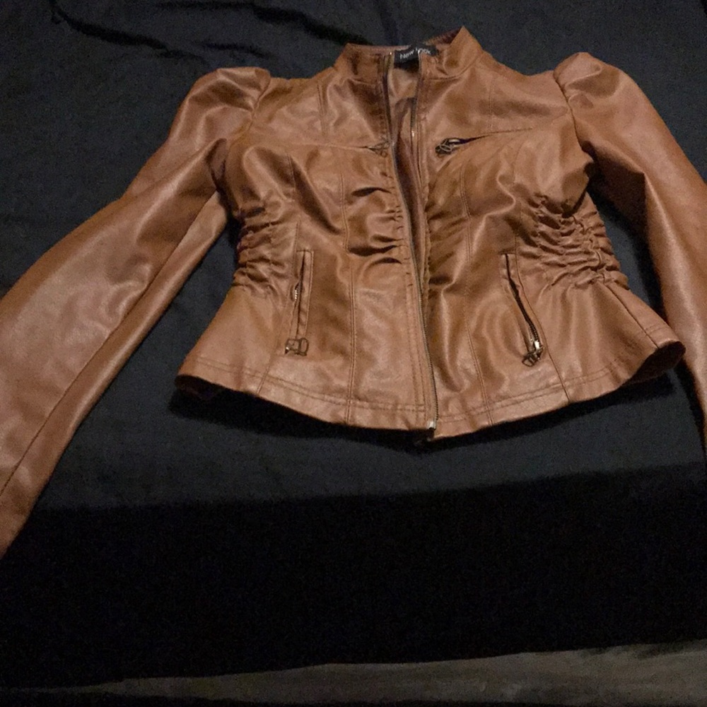 Caramel Leather Jacket